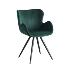 Anabella Eetkamerstoel - Groen Velvet