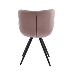Anabella Eetkamerstoel - Roze Velvet