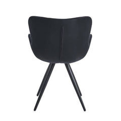 Anabella Sedia Da Pranzo - Velluto Nero
