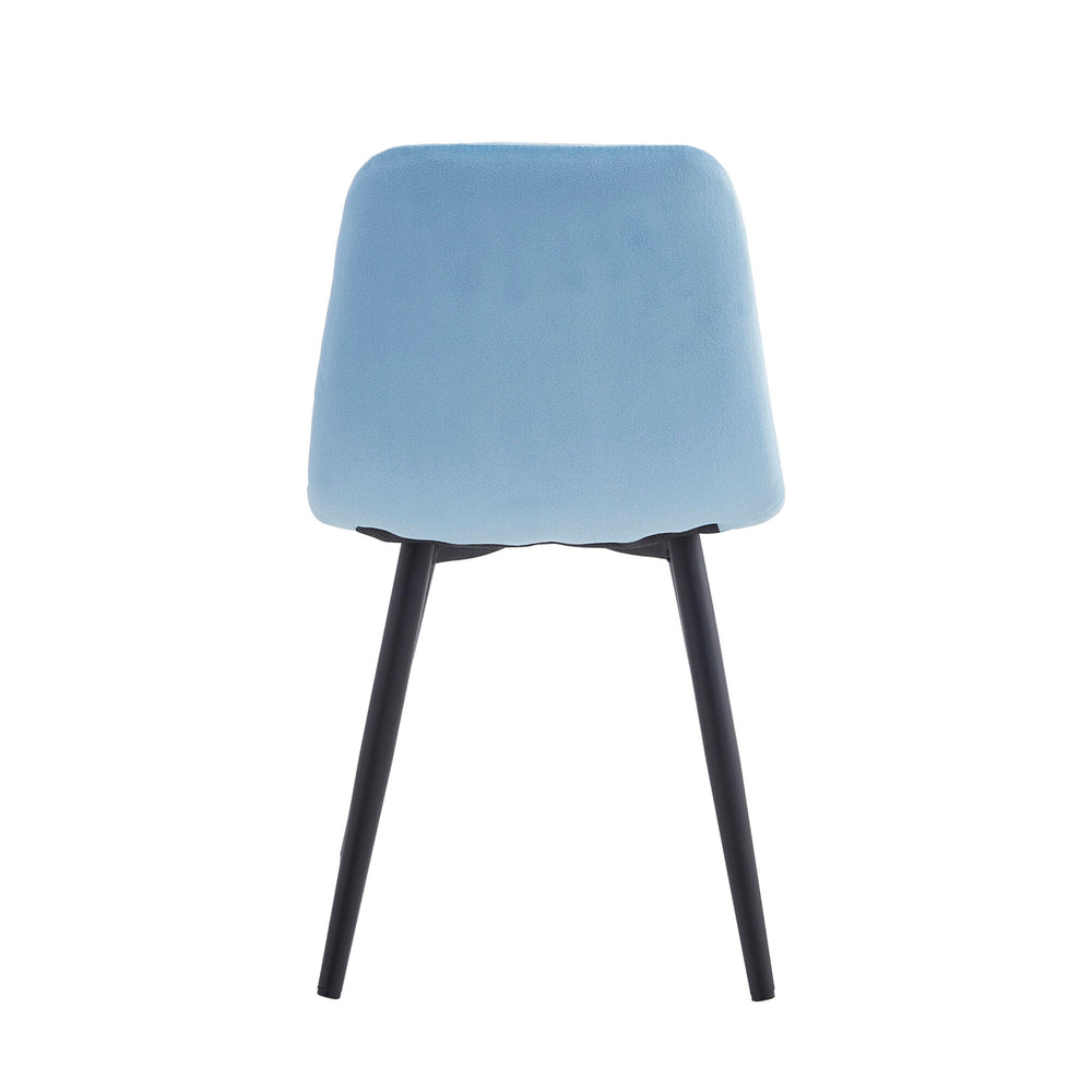 Bambi Kinderstoel - Blauw Velvet