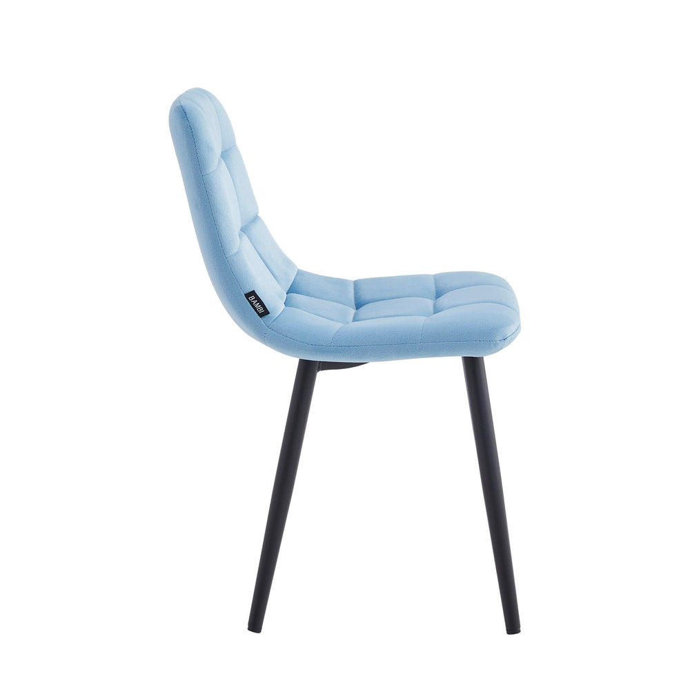 Bambi Kinderstoel - Blauw Velvet