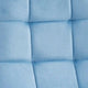 Chaise haute Bambi - Velours bleu