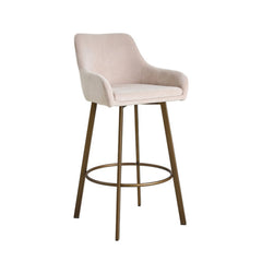 Barista Sgabelli Da Bar - Velluto Beige