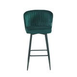 Tabouret de bar Barry - Velours vert