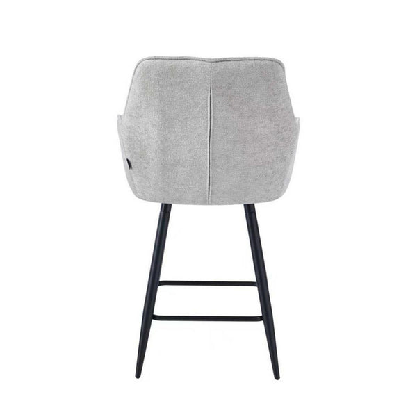 Tabouret de bar Belissima - Chenille beige