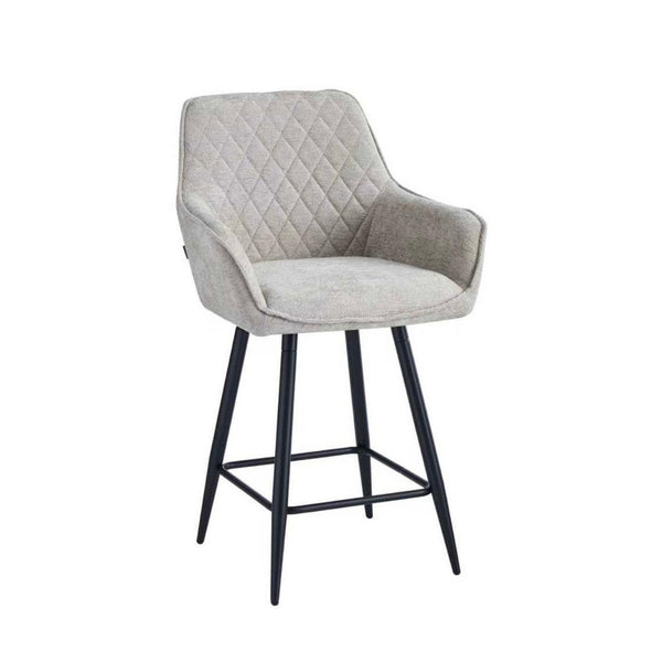 Belissima Bar Stools - Taupe Chenille