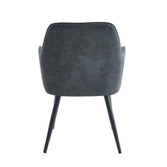 Beverly Eetkamerstoel - Antraciet Microfiber