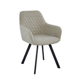 Beverly Eetkamerstoel - Beige Boucle