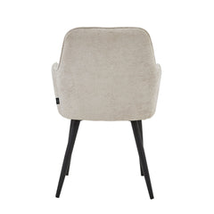 Beverly Eetkamerstoel - Beige Chenille