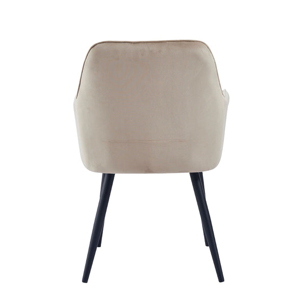 Beverly Eetkamerstoel - Beige Velvet