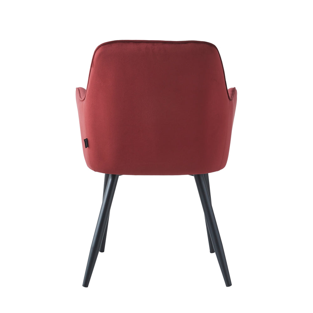 Beverly Dining Chair – Bordeaux Velvet