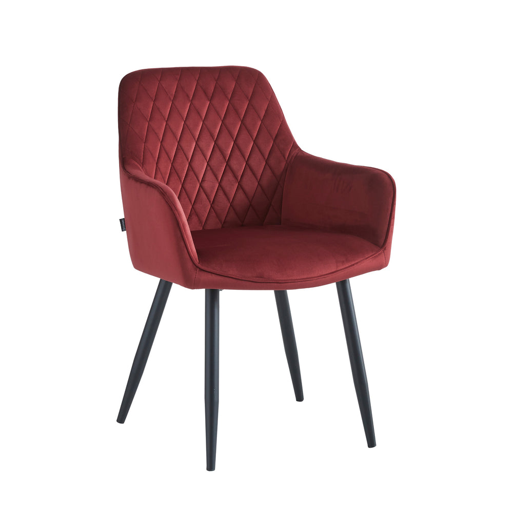 Beverly Dining Chair – Bordeaux Velvet