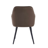 Beverly Eetkamerstoel - Bruin Velvet