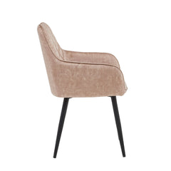 Beverly Dining Chair - Champagne Adore Velvet