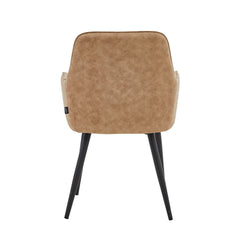 Beverly Eetkamerstoel - Beige Microfiber