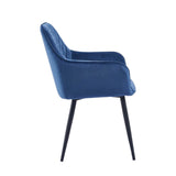 Beverly Esszimmerstuhl - Blauer Samt