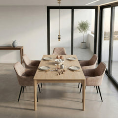 Beverly Dining Chair - Champagne Adore Velvet