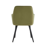 Beverly Esszimmerstuhl - Grüner Samt