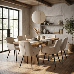 Beverly Dining Chair – Taupe Chenille