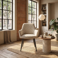 Beverly Dining Chair – Taupe Chenille