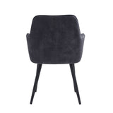 Beverly Eetkamerstoel - Grijs Adore Velvet