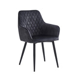 Beverly Eetkamerstoel - Grijs Adore Velvet