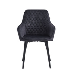 Beverly Eetkamerstoel - Grijs Adore Velvet