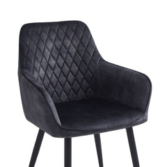 Beverly Eetkamerstoel - Grijs Adore Velvet