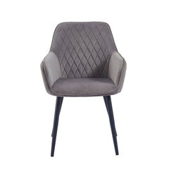 Beverly Eetkamerstoel - Grijs Velvet