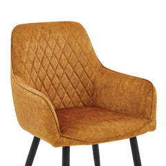 Beverly Sedia Da Pranzo - Honey Adore Velluto