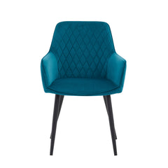 Beverly Eetkamerstoel - Petrol Velvet