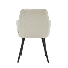 Beverly Sedia Da Pranzo - Boucle Bianco