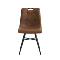 Bloq Dining Chair - Cognac Pu