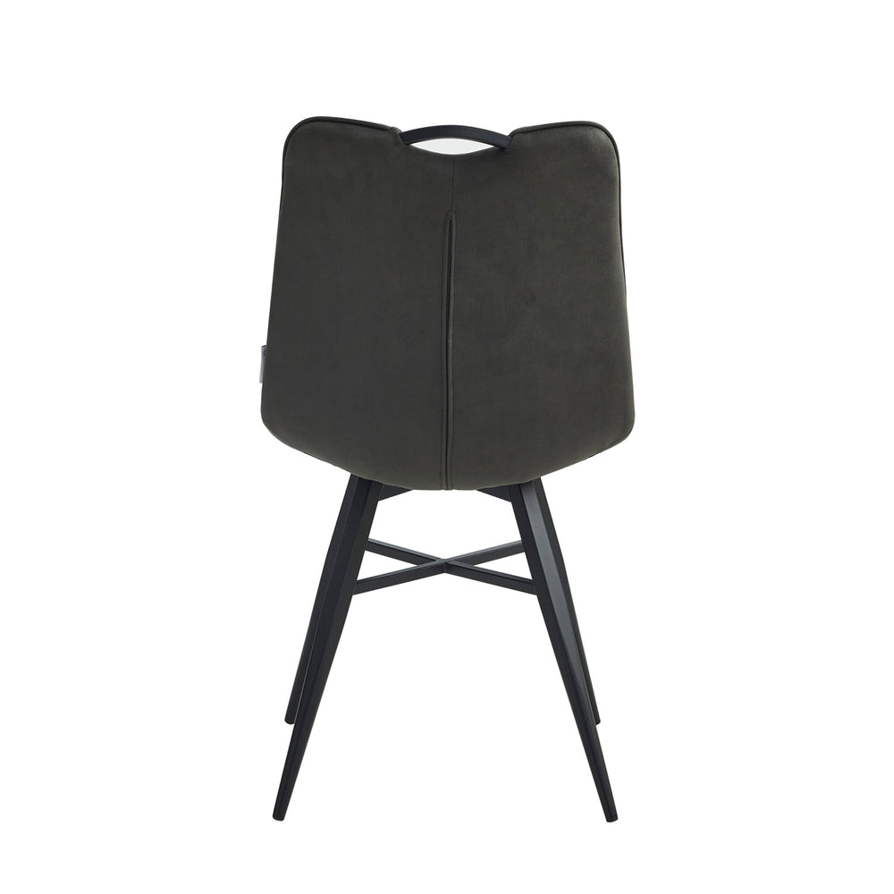 Bloq Eetkamerstoel - Antraciet Microfiber