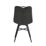Bloq Eetkamerstoel - Antraciet Microfiber