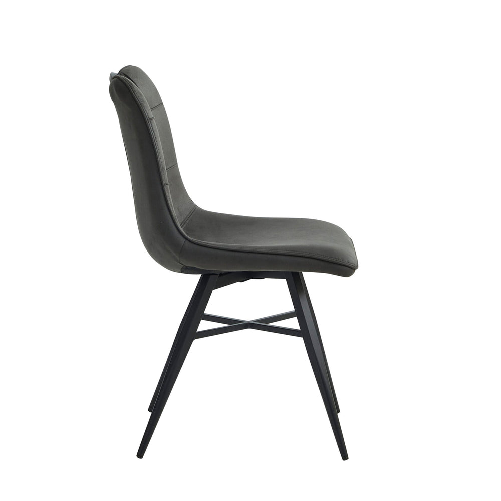 Bloq Eetkamerstoel - Antraciet Microfiber