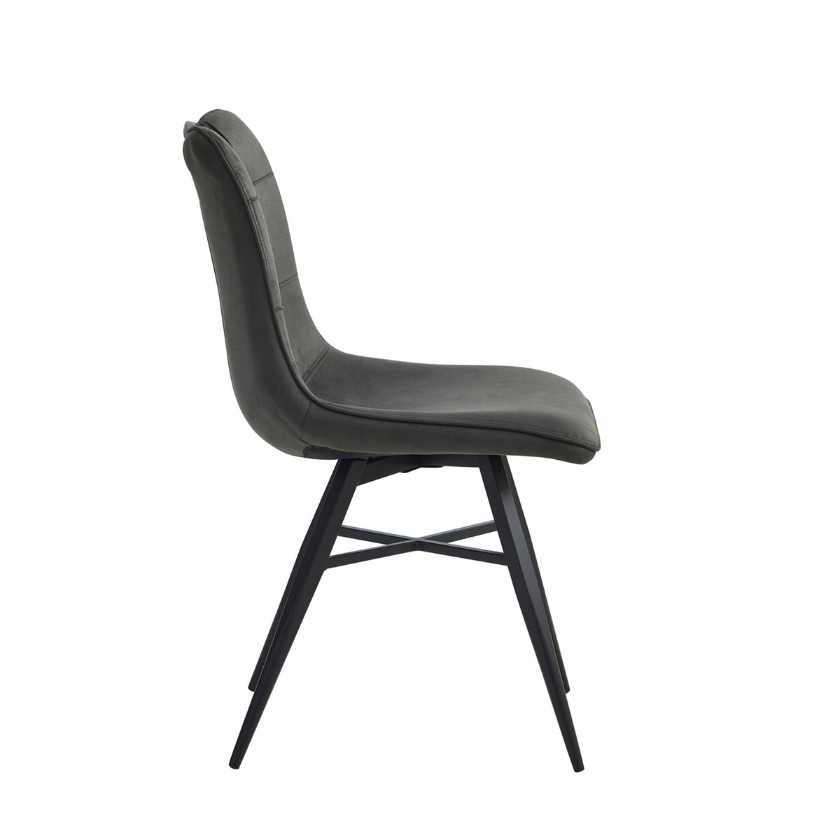 Bloq Eetkamerstoel - Antraciet Microfiber