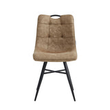 Bloq Eetkamerstoel - Sand Microfiber