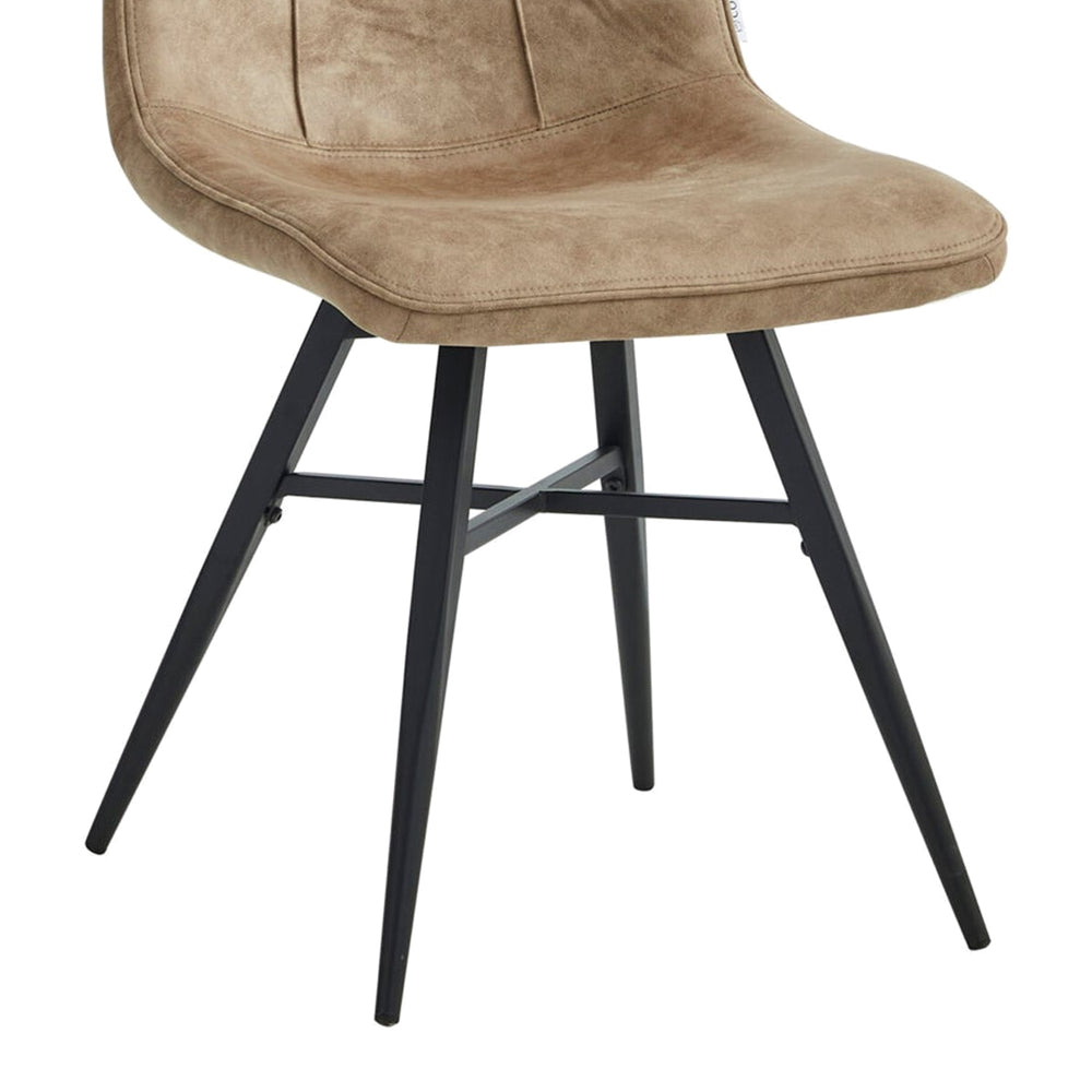 Bloq Eetkamerstoel - Sand Microfiber