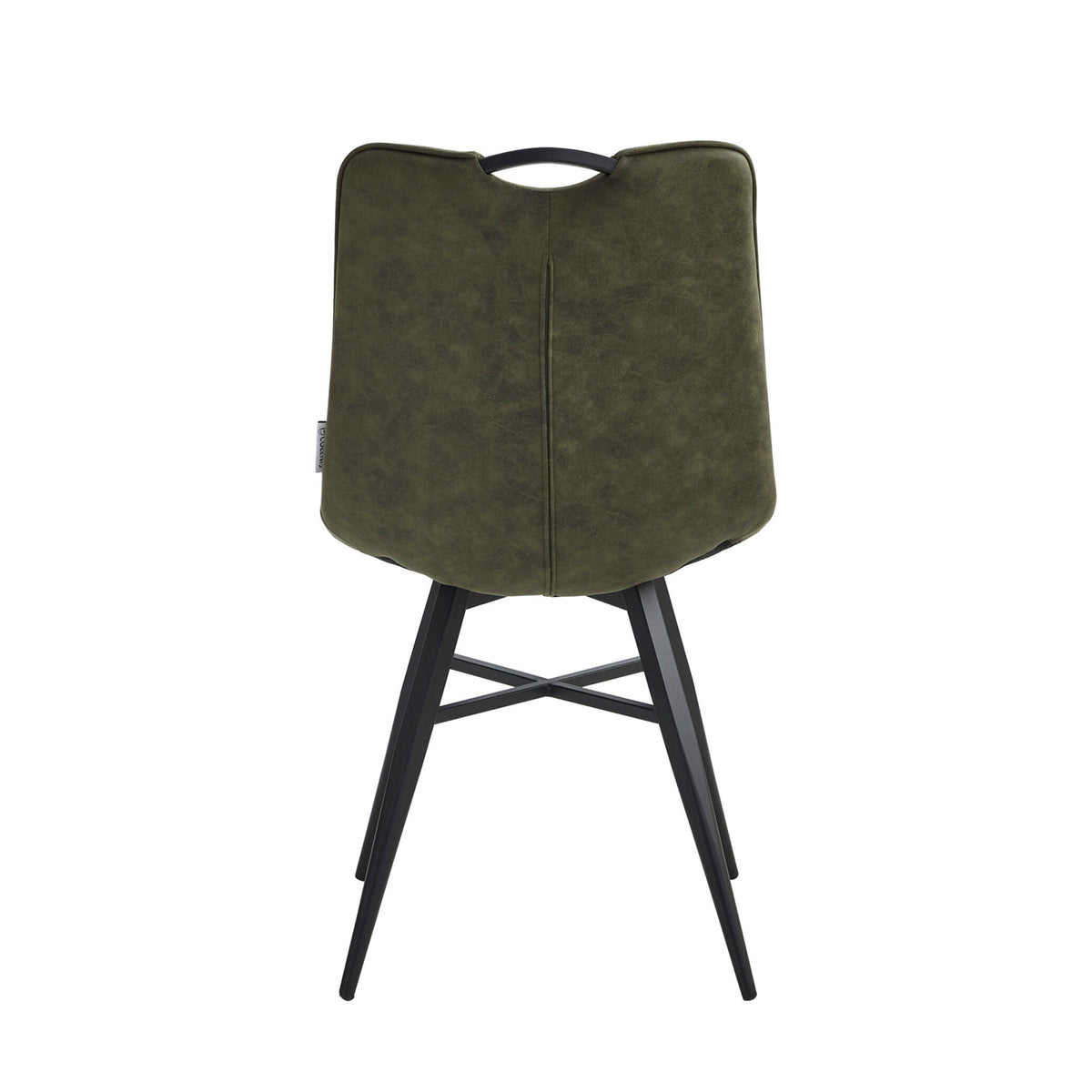 Bloq Dining Chair - Green Microfiber