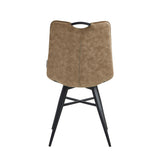 Bloq Dining Chair - Sand Microfiber