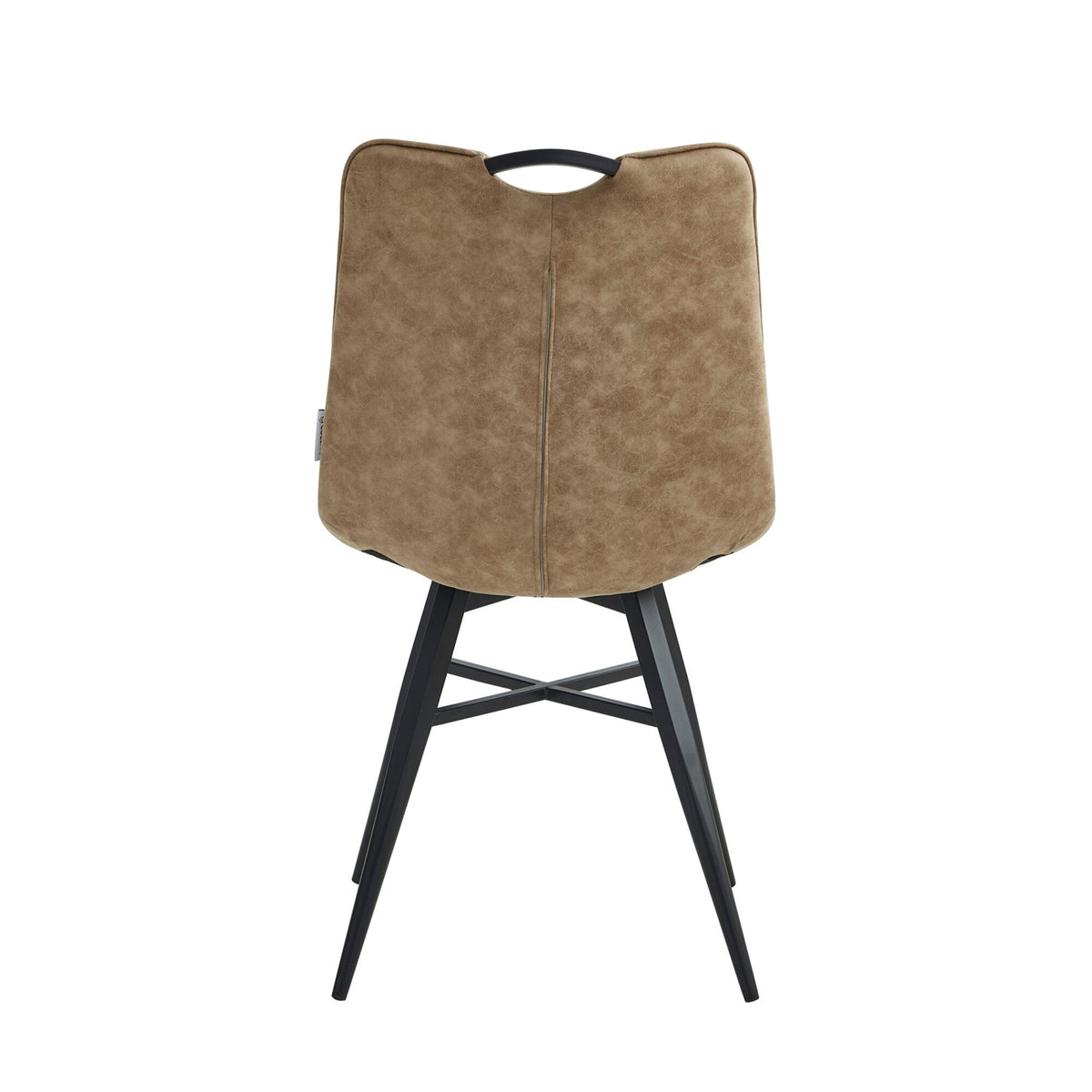 Bloq Dining Chair - Sand Microfiber