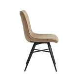 Bloq Dining Chair - Sand Microfiber
