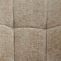 Boston Eetkamerstoel - Taupe Chenille - Zwarte Poten