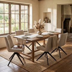 Brutus Dining Chair - Beige Boucle