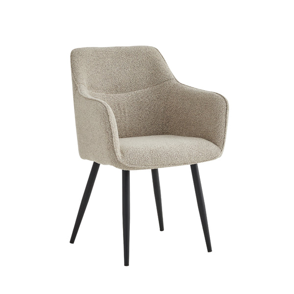 City Dining Chair - Beige Bouclé