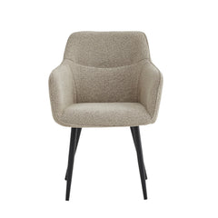 Sedia da pranzo City - Beige Bouclé