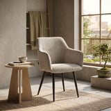 Chaise de salle à manger City - Bouclé beige