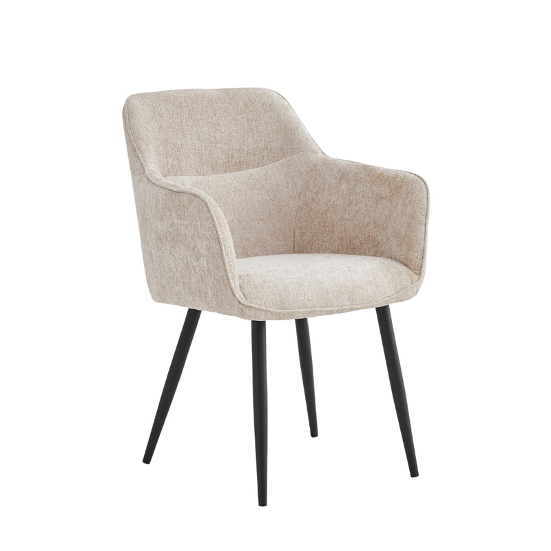 City Eetkamerstoel - Beige Chenille