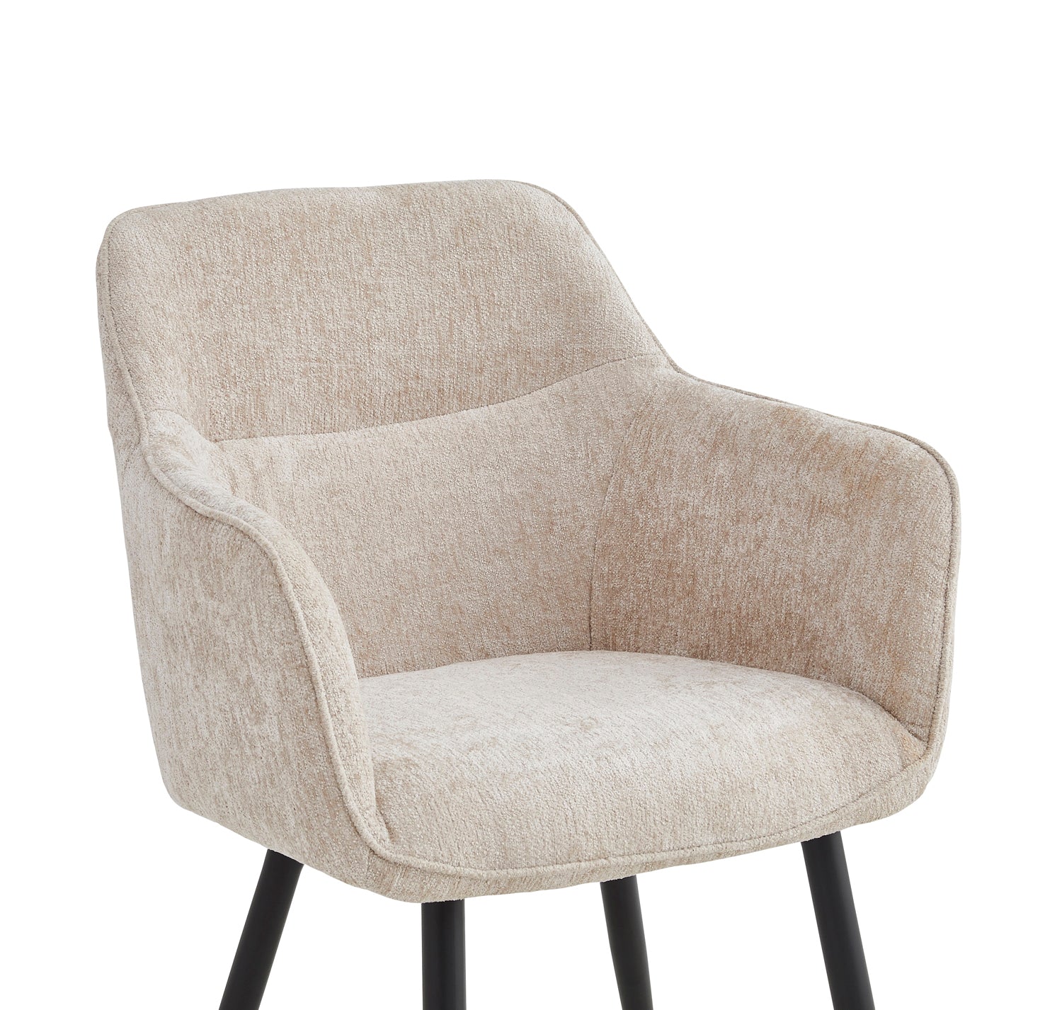 City Eetkamerstoel - Beige Chenille